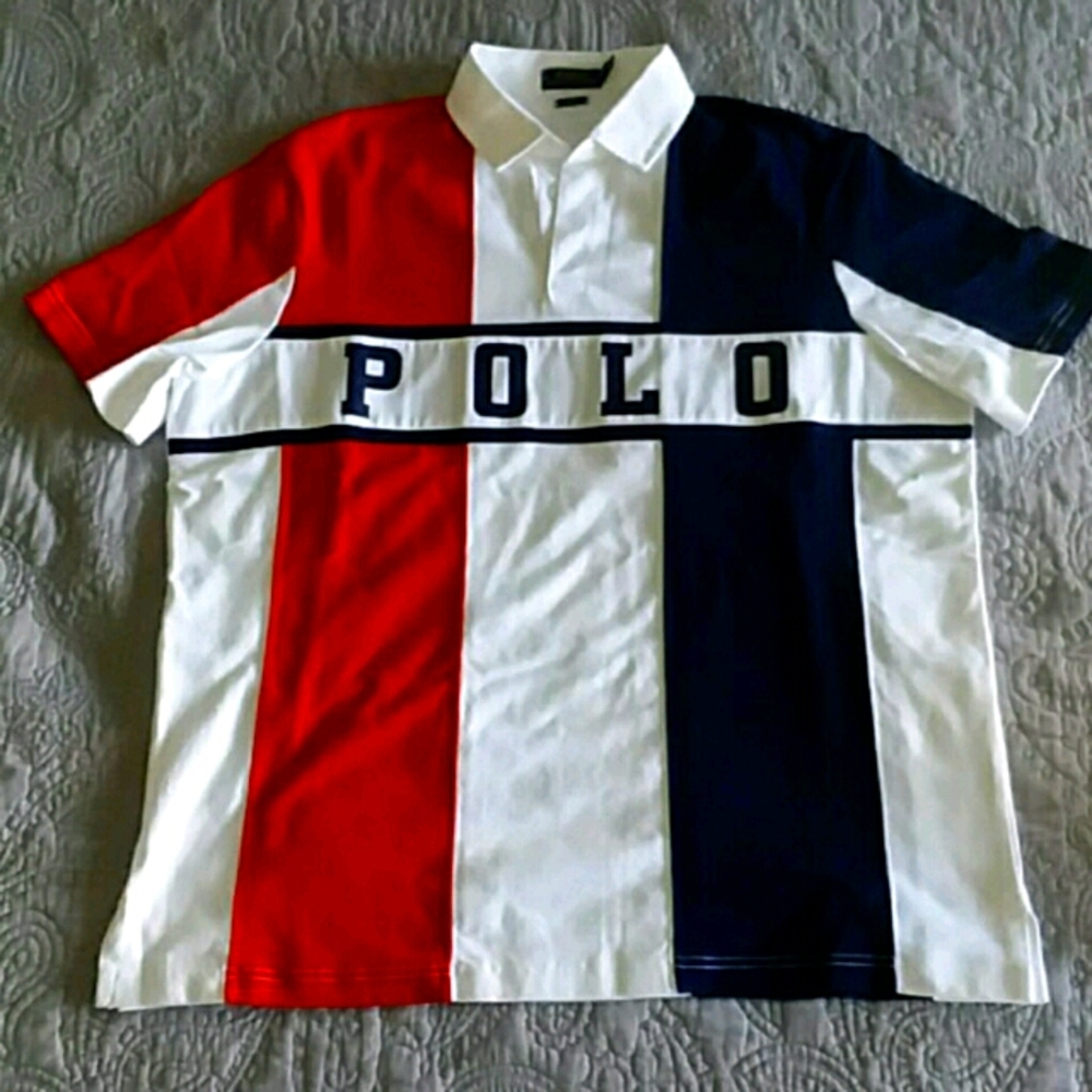New With Tags: Super Nice Polo Ralph Lauren Size L Rugby Shirt